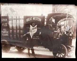 Antique Great Western Flour Milling Photo 
