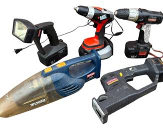 Assorted Battery Powered Tools 