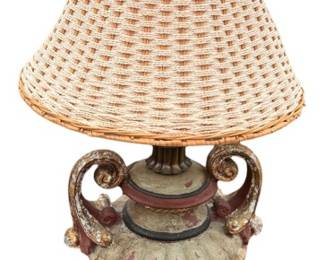 VenetianStyle Gilt Urn Table Lamp 