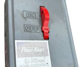 POWRKRAFT Safety Switch Fuse box 