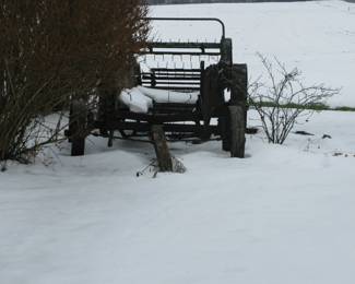 Primitive Manure Spreader