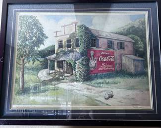Vintage coca cola print