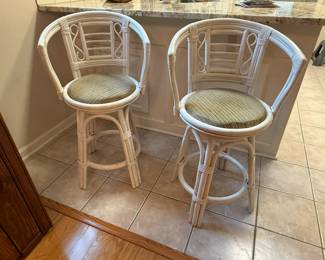 Pair of counter height bar stools.  $40 for the pair.