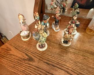 Hummel Figurines $15 each or 10 for $100.