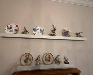 Miscellaneous plates and Andrea birds.  Priced individually.