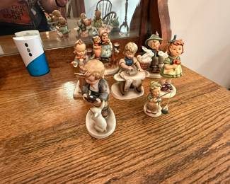 Hummel Figurines $15 each or 10 for $100.