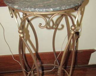 Iron & granite table