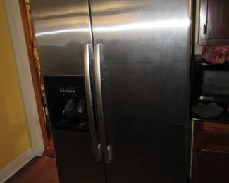 Stainless Whirlpool fridge