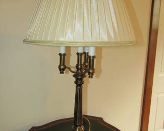 Pair of Stiffel brass lamps