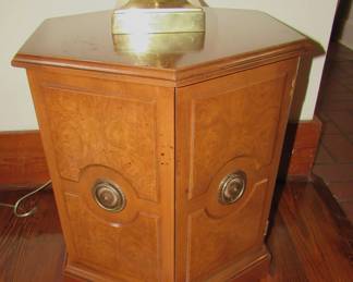Vintage hexagon cabinet