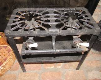 Griswold standing 2-burner stove