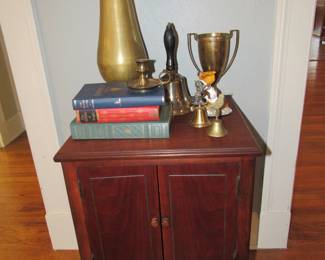 VTG inlaid walnut cabinet