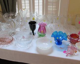 Lead crystal, art glass, etc.