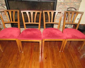 4 sturdy MCM chairs