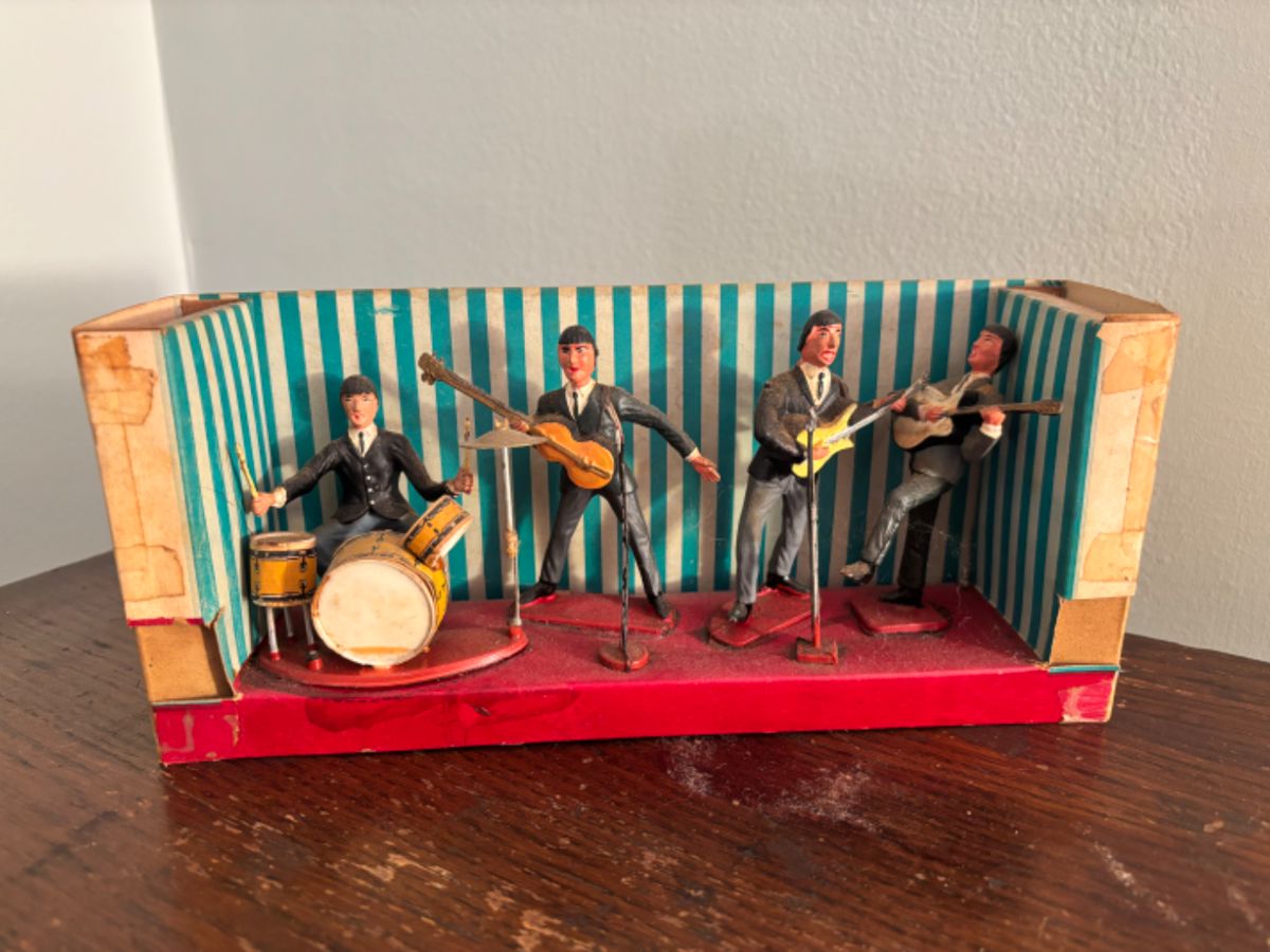 Vintage Beatles Cake Toppers