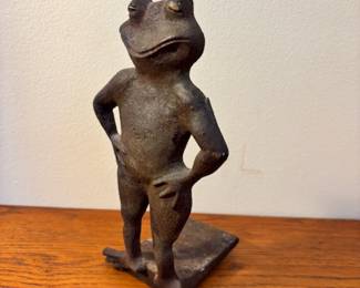Cast Iron Frog Door Stopper