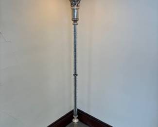 Metal & Glass Floor Lamp