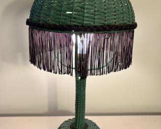 Vintage Green Accent Lamp