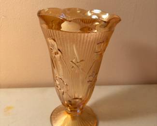 Jeannette Iris & Herringbone Carnival Glass