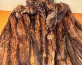 Vintage Fur Shawl