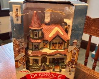 NOMA Dickensville Porcelain Lighted House