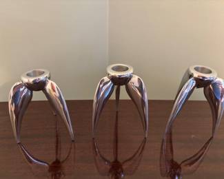 Vintage InterDesign Tripod Candle Holders