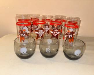 Vintage Cleveland Browns Glasses