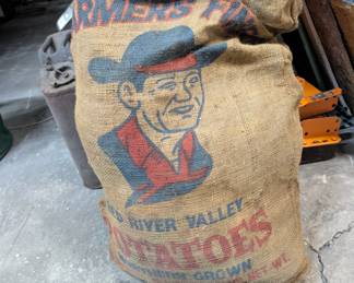 Bag of burlap bags