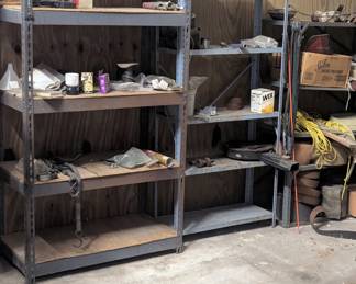 Metal shelving