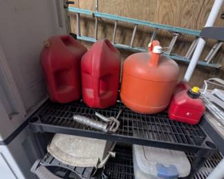 Double handle gas cans pre restriction.grill