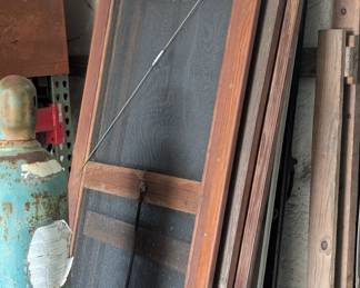 Vintage screen doors