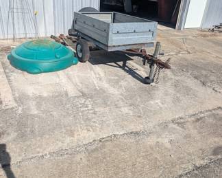 Small trailer, kids sand box