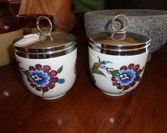 Pair of large Egg Coddlers by Royal Worcester (if you have never had an egg cooked this way you are missing out!!)