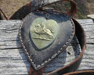 Antique Civil War CSA saddle martingale breast plate ( this one is in good condition for the age)