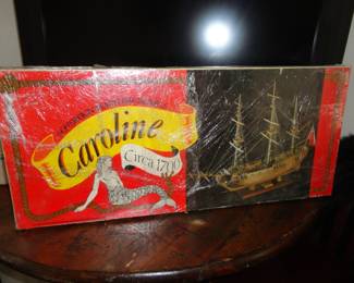 Vtg Ship waiting for someone to put together