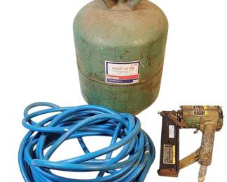 Nail Gun and Air Hose