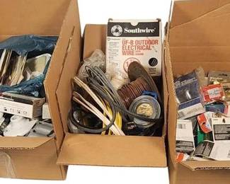 Electric, Wiring, and Fixture Lot