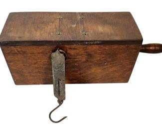 Masonic Voting Box and Vintage Scale
