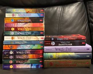 "Wings of Fire" fantasy series by author Tui T. Sutherland