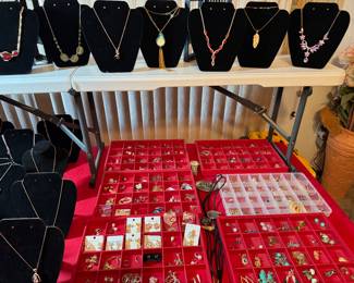 Lots of fashion jewelry to choose from 
