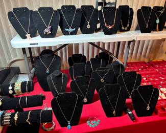 Variety of fashion jewelry