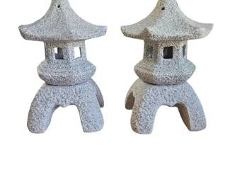 Japanese Ceramic Garden Lanterns