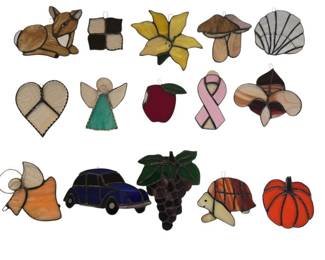 Handcrafted Stained Glass Lot