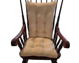 Hand Carved Rosewood Rocking Chair