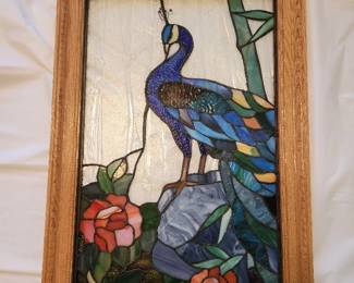 Stained Glass Peacock