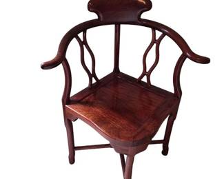 Rosewood Corner Chair