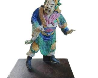 Chinese Glazed Pottery Figure