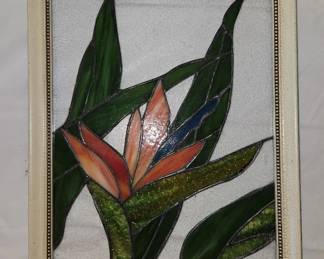 Bird of Paradise Stained Glass