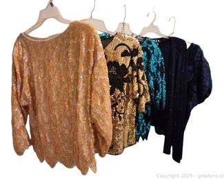 Festive Sequin Shirts
