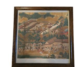 Kamo Horse Racing Edo Period Cleveland Museum of Art Framed Print